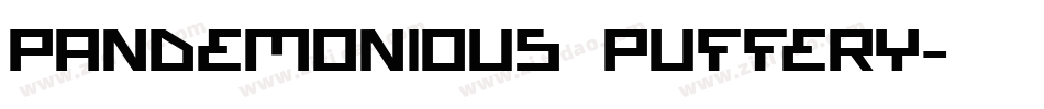 Pandemonious Puffery字体转换
